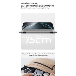 Cáp Sạc Nhanh CUKTECH CTC615S C-C | Công Suất Sạc Max 240W | Truyền Dữ Liệu 480 Mbps | Bảo Hành 18 Tháng
