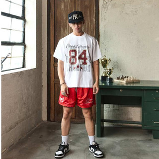 Áo thun boxy nam nữ CLUTCH! Champion Tee, áo phông cotton form rộng in hình cổ tròn thể thao