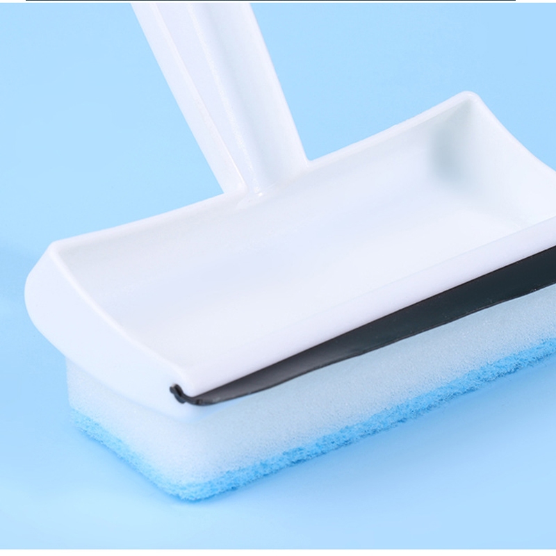 Cây chà rửa kính SH0038 kèm mút cọ bá 2 in 1,cây lau kính đa năng, cây cọ bàn bếp đa năng