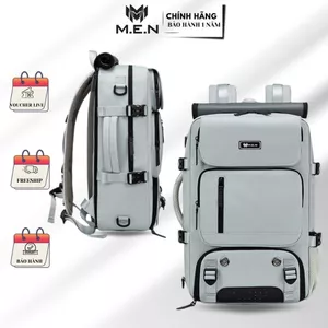 Ba lô đeo vai 46cm ALES Cuộn MEN đen xám rêu [NEW]
