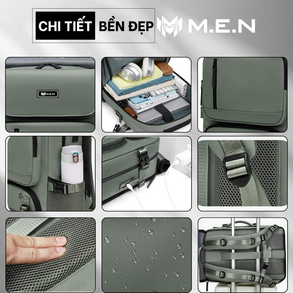 Balo laptop 16inch  Ales cuộn Men Oles chất lượng [GIÁ SỈ]