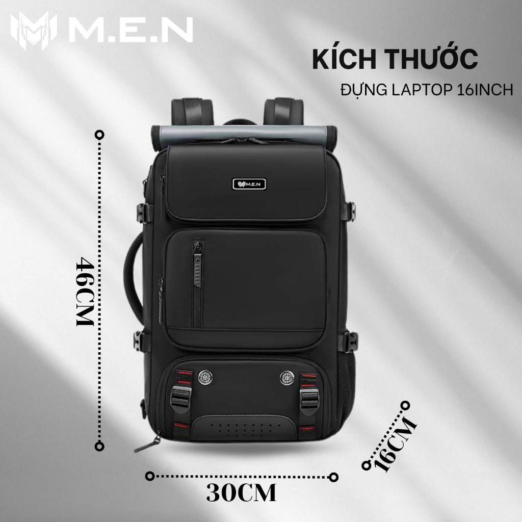 Balo laptop 16inch  Ales cuộn Men Oles chất lượng [GIÁ SỈ]