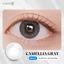 Kính áp tròng khoá ẩm 16H 1 Tháng Màu Xám Khói CARASE, Lens cận CAMELLIA GRAY