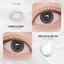 Kính áp tròng khoá ẩm 16H 1 Tháng Màu Xám Khói CARASE, Lens cận CAMELLIA GRAY
