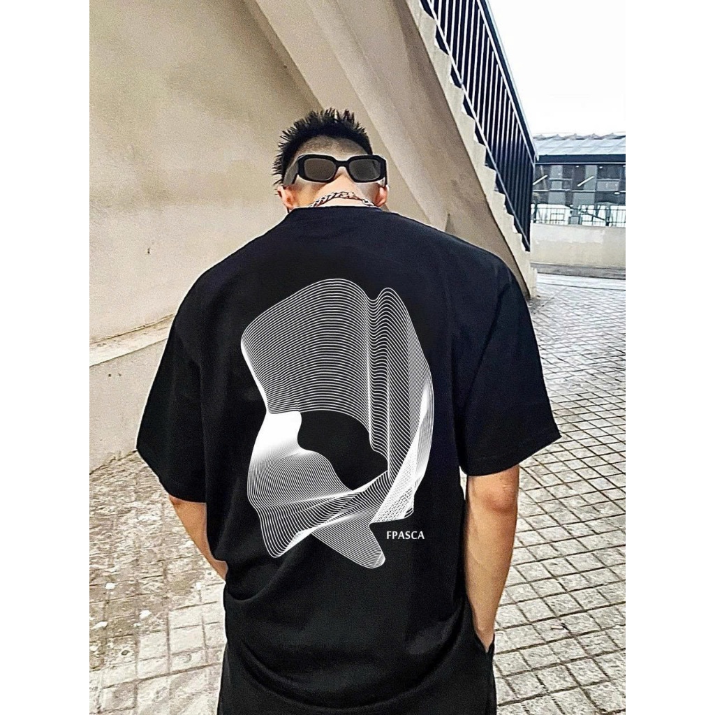 Áo thun Stee Cổ tròn KILOMETERS Localbrand ICVCVNI Unisex