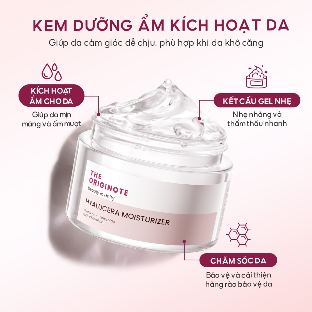Combo 5IN1 chăm sóc da toàn diện The Originote hỗ trợ giảm mụn và làm sáng da dưỡng ẩm