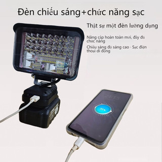 Đèn Pin LED Pha Chiếu Xa 11800 Lumens Ngoài Trời Phù Hợp Makita Tích Điện Nhanh Dài Chạy（Sản phẩm không bao gồm pin ạ!）