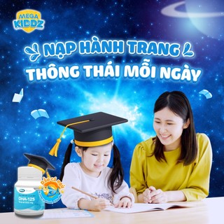 Thực phẩm bảo vệ sức khỏe DHA-125 hỗ trợ phát triển não bộ và thị giác (Chai 30 viên)