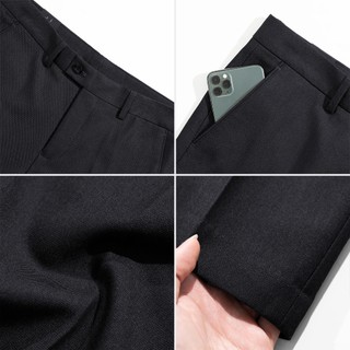 Quần Âu Nam MENTORIS Chất Liệu Cao Cấp, Form Carrot Fit Tôn Dáng, Phong Cách Công Sở MTR01C