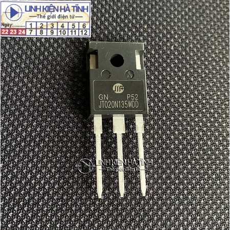 IGBT JT020N135WDD JT020N135 20A 1350V TO-247 hàng mới -AI25 IGBT JT020N135WDD JT020N135 20A 1350V TO-247 hàng mới -AI25