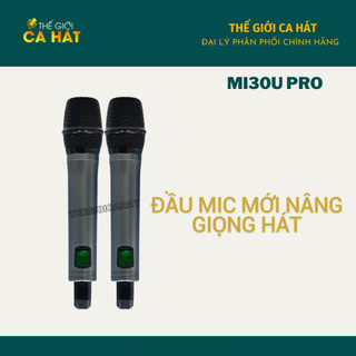 Mi30U PRO Micro không dây tích hợp vang số chỉnh cơ ACNOS Soncamedia