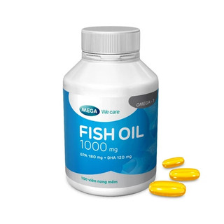 Thực phẩm bảo vệ sức khỏe FISH OIL 1000MG bổ sung DHA và EPA cho cơ thể, tốt cho thị lực và não bộ (100 viên)