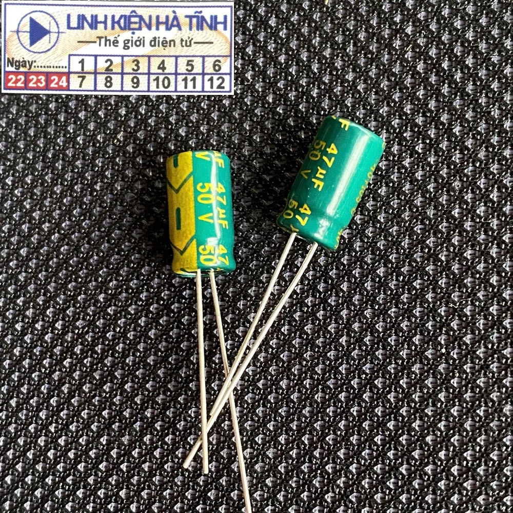 Túi 100 CON tụ hóa 47UF 50V 47uf50v - BG5