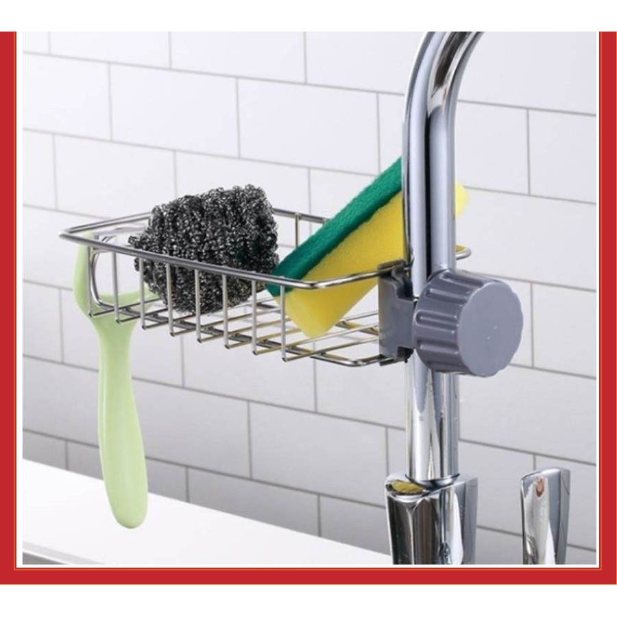 Kệ Đựng Đồ Rửa Chén, Giá Để Đồ Rửa Bát Inox Tiện Lợi 1986