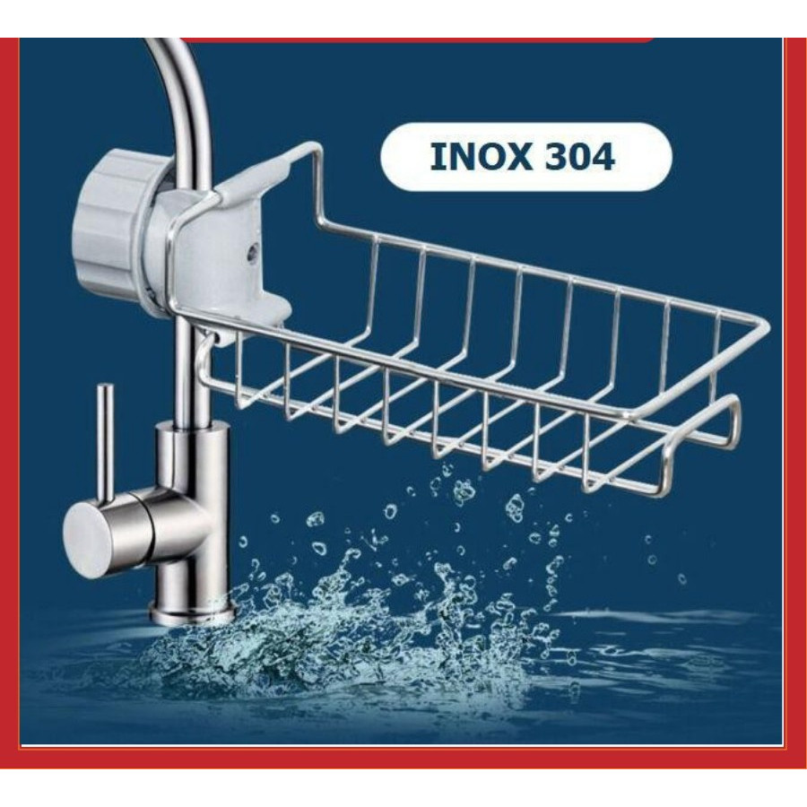 Kệ Đựng Đồ Rửa Chén, Giá Để Đồ Rửa Bát Inox Tiện Lợi 1986