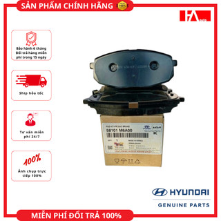 Má phanh trước Hyundai Creta, i30, Kona, Kia Carens, Cerato, Forte, K3, Seltos, Soul - Hàng Chính Hãng _ 58101-M6A00 X