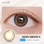Kính áp tròng khoá ẩm 16H 1 Tháng Màu Nâu Đồng Sáng Nhẹ CARASE, Lens cận SIMY BROWN