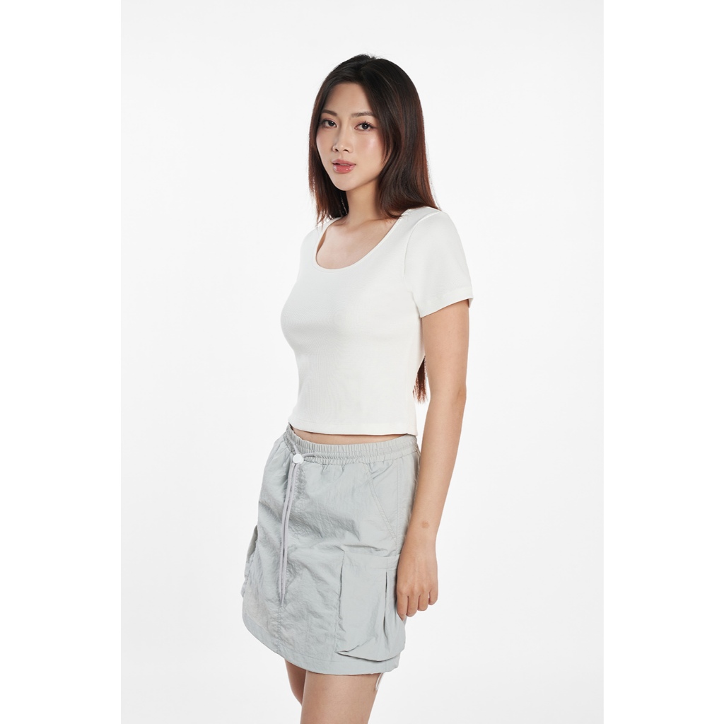Áo Thun Nữ Tay Ngắn Chất Cotton Thời Trang Trẻ Trung Năng Động NINOMAXX 2506012
