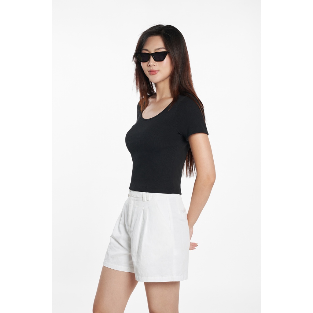 Áo Thun Nữ Tay Ngắn Chất Cotton Thời Trang Trẻ Trung Năng Động NINOMAXX 2506012