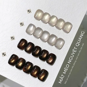 ROUni Sơn gel mắt mèo hổ phách nâu & mắt mèo nguyệt quang hot sale thu đông 2026 hiệu ứng mắt mèo