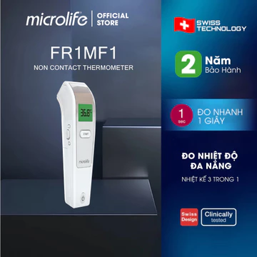 [Đo nhanh , Chính Xác Trong 1 Giây] Nhiệt kế hồng ngoại đo trán Microlife FR1MF1 - Thương Hiệu Thụy Sĩ - Bảo Hành 2 Năm