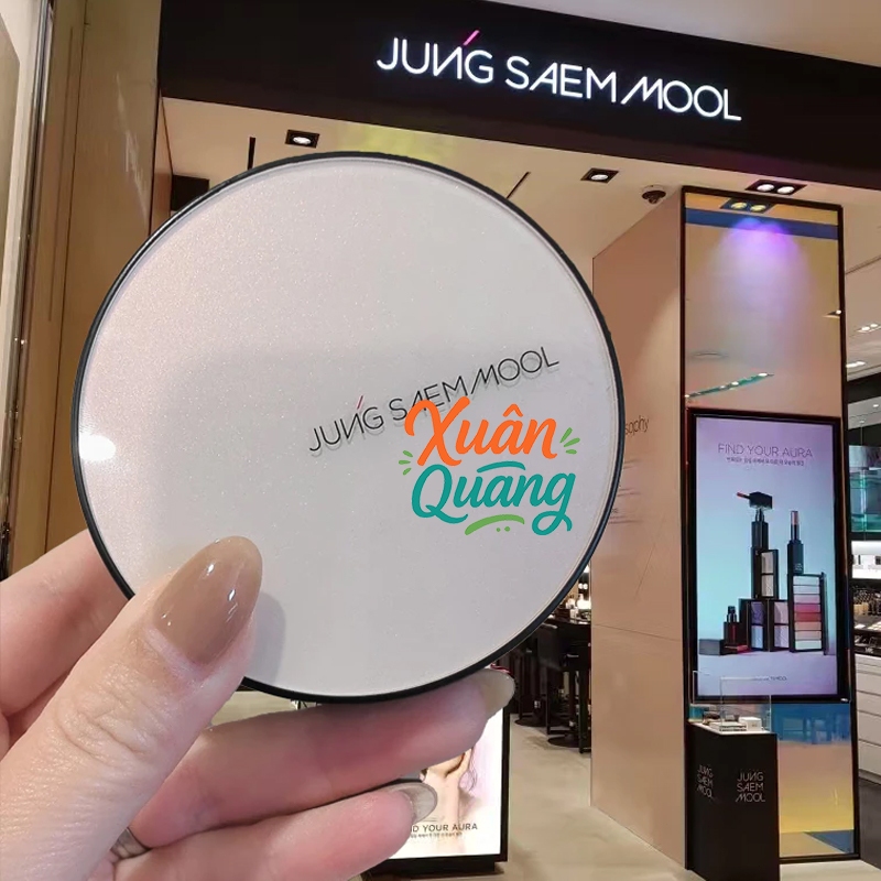 Phấn Nước Che Phủ Jung Saem Mool Essential Skin Nuder Cushion , Che Phủ 12 Giờ, Giữ Ẩm Tự Nhiên