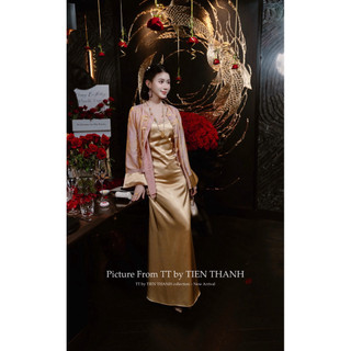 SET “PHÚC HOA” - TRANG PHỤC THANH LỊCH (SET ĐẦM + ÁO CHOÀNG)