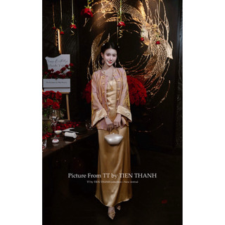 SET “PHÚC HOA” - TRANG PHỤC THANH LỊCH (SET ĐẦM + ÁO CHOÀNG)