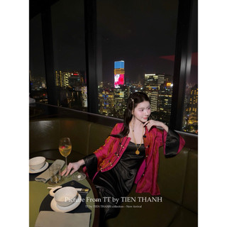 SET “PHÚC HOA” - TRANG PHỤC THANH LỊCH (SET ĐẦM + ÁO CHOÀNG)