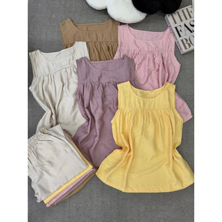Set Đồ Nữ,Áo Sát Nách,Quần Ống Suông,Chất Vải Mềm Mịn,Không Xù,Form dáng Hiện Đại Trẻ Trung,mặc nhà đi chơi,ByShier Shop