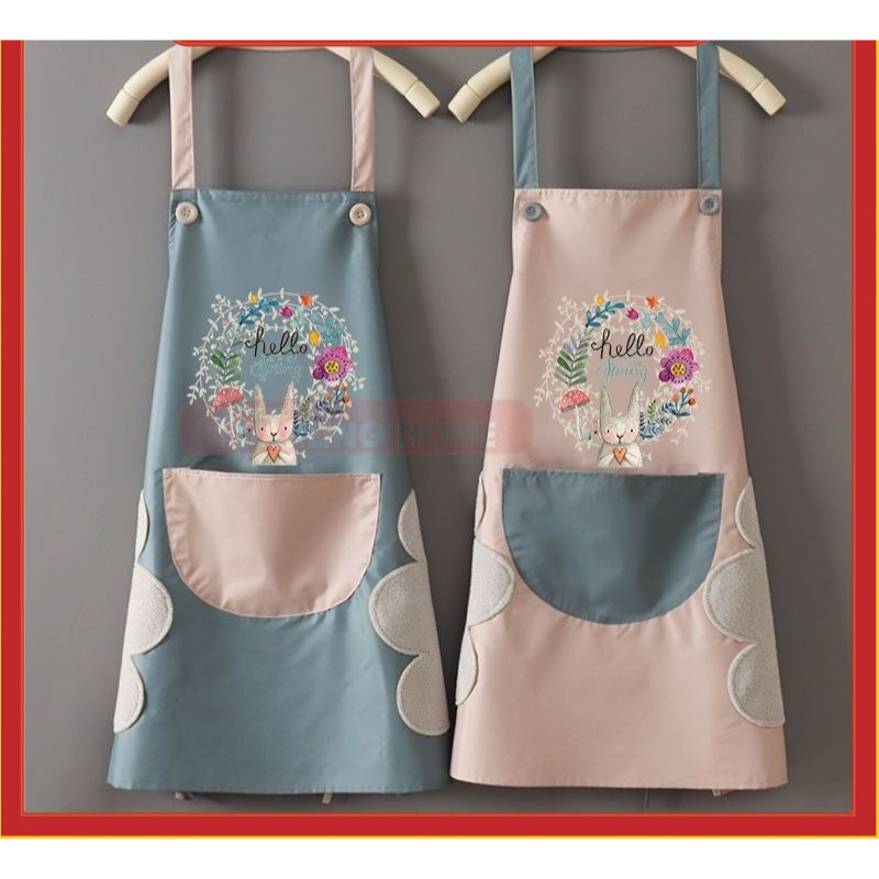 Tạp Dề Nấu Ăn Hoạ Tiết Hoa Xinh Xắn 1986