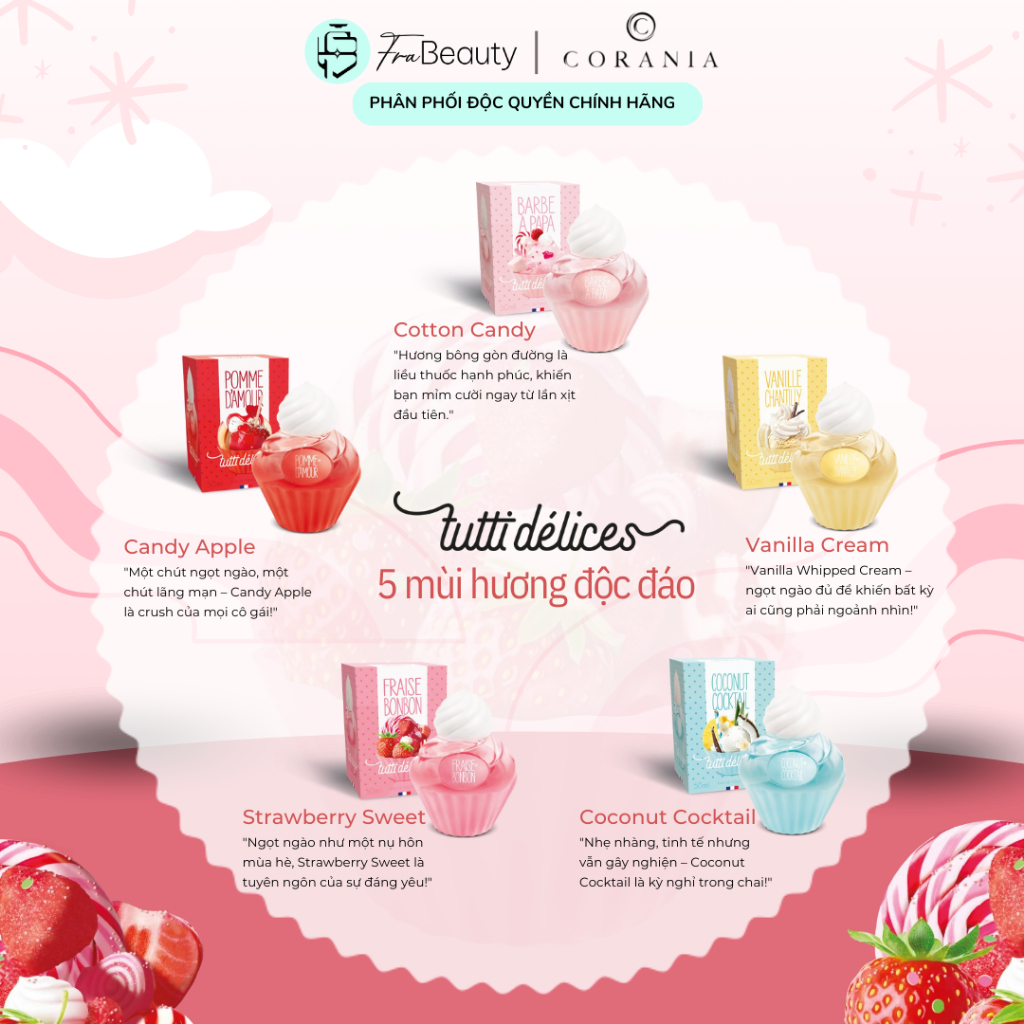 Nước Hoa Nữ Tutti Delices Cotton Candy 50ml