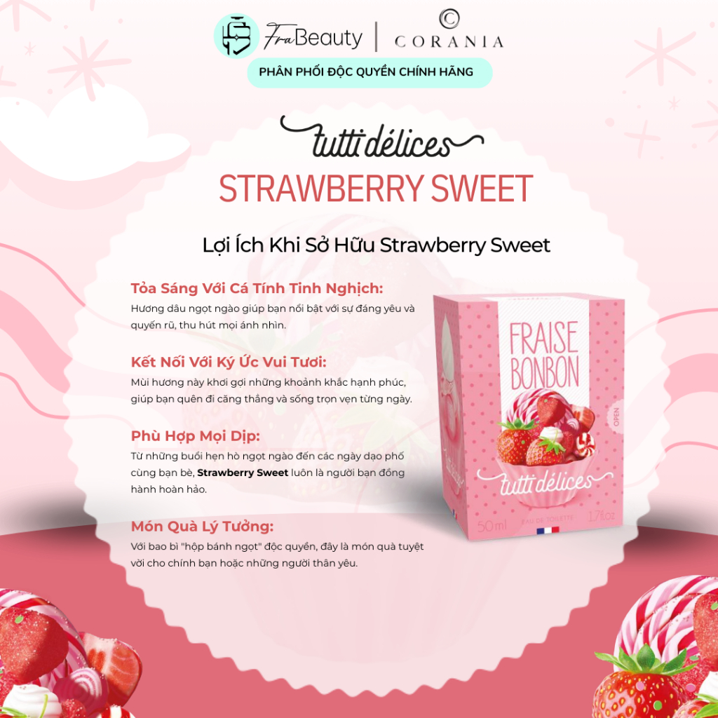 Nước Hoa Nữ Tutti Delices Cotton Candy 50ml
