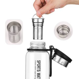 Bình nước thủy tinh Nhật Bản TAKASHI 750,1000,1200,1500,2000ml có lõi lọc bã trà, tặng kèm túi vải