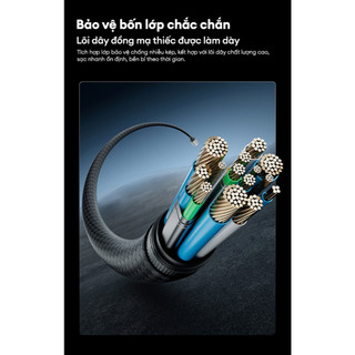 Cáp Sạc Nhanh CUKTECH CTC615P/CTC620P C-C | Công Suất Sạc Max 240W | Màn Hình OLED | Bảo Hành 18 Tháng