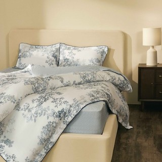 Bộ Chăn Ga Gối Cotton Everon EPC26012 – Vườn Cổ Điển Thanh Lịch, Vải Mềm Mịn Thoáng Khí, Êm Ái, Dễ Giặt