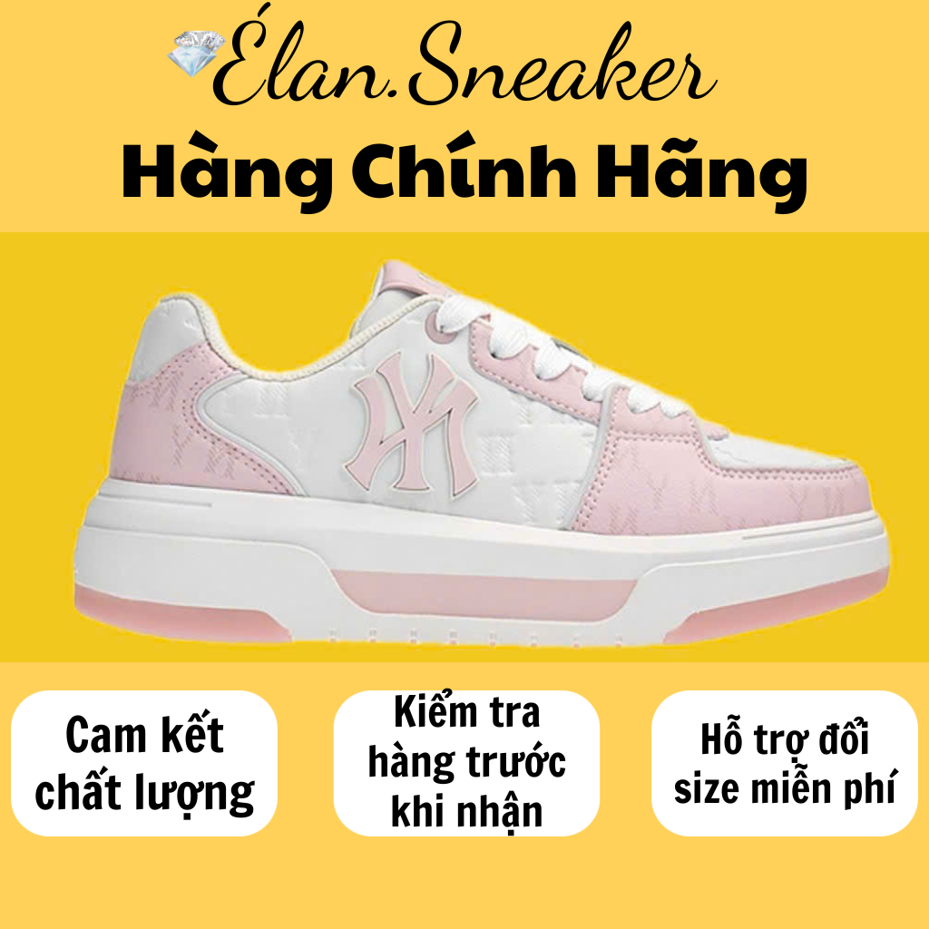 [ Hàng Chính Hãng ] Giày_MLB chunky Liner hồng full box