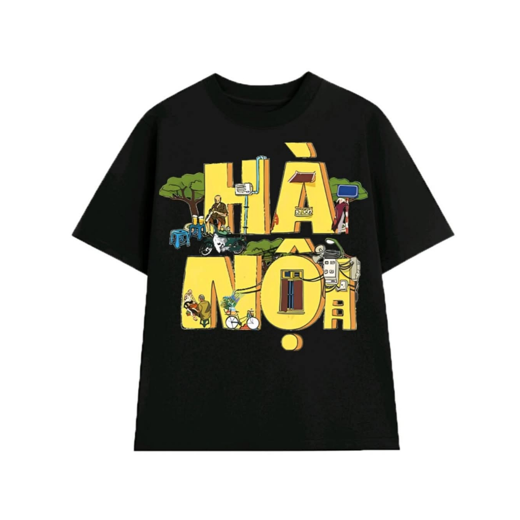 Áo thun unisex in chữ Hà Nội đáng yêu - áo phông HÀ NỘI thời trang cổ tròn đủ size chất Cotton mềm mịn co dãn TA0131