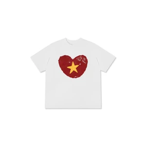 Áo thun unisex Tôi Yêu Việt Nam - áo phông yêu nước hình trái tim cổ tròn chất Cotton mềm mịn co dãn 4 chiều TA0126