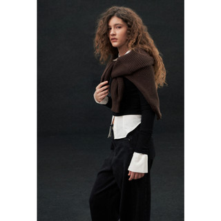THEKIM Áo croptop dài tay cổ tròn , áo thun tăm cotton tay dài trơn basic cho nữ ôm sát body AD119 croptop