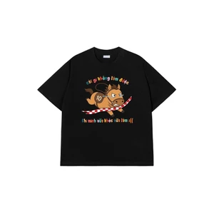 Áo phông unisex chú ngựa Tiểu Dã vừa khóc vừa làm hài hước Áo thun Genz đủ size cổ tròn Cotton mềm co dãn 4 chiều TA0139