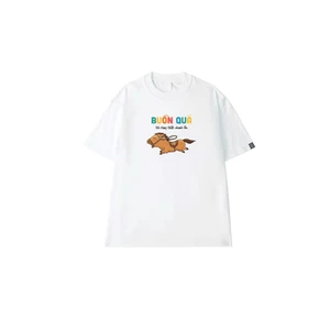 Áo thun unisex genz hot trend ngựa Tiểu Dã buồn quá - áo phông hài hước ngộ nghĩnh công sở chất Cotton mềm TA0144