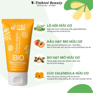 Kem dưỡng tay hữu cơ MKL hương cam quýt - MKL Certified organic hand cream Orange blossom 50ml
