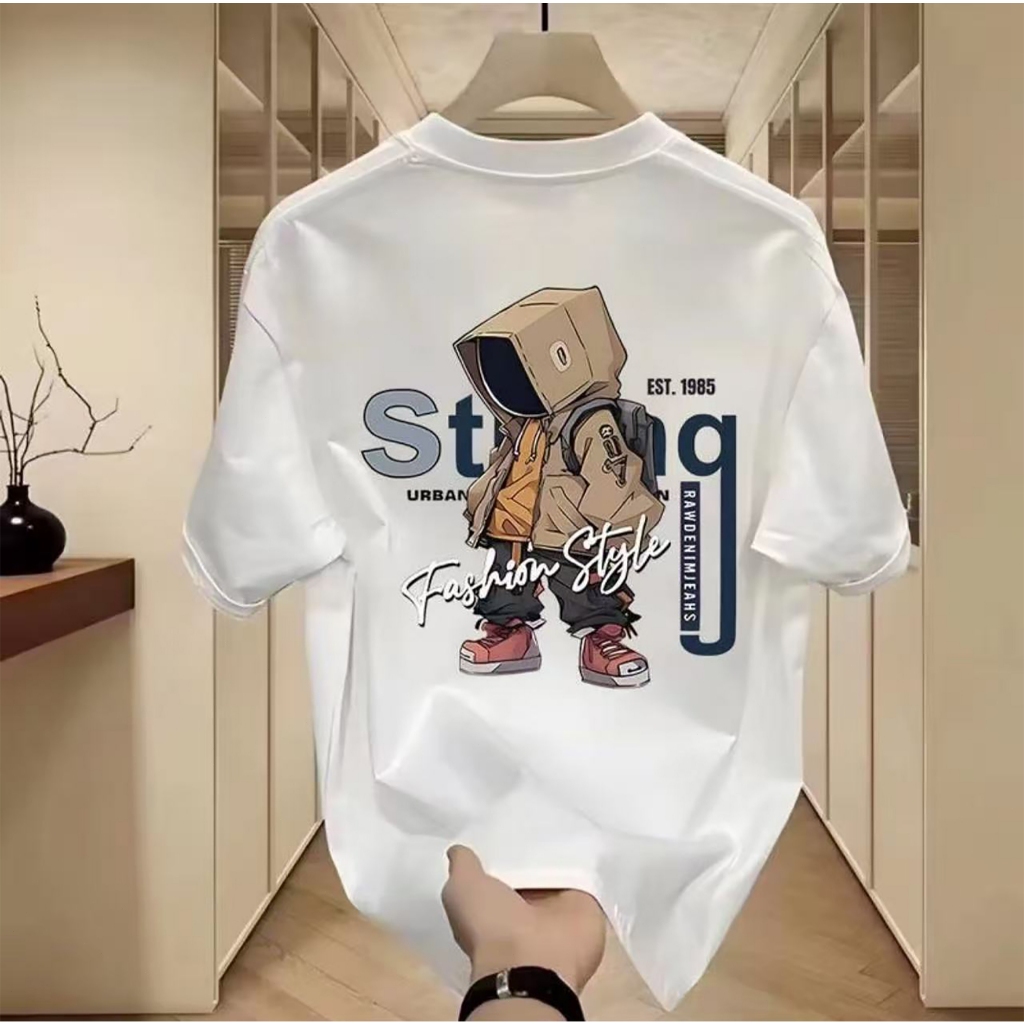 COD Áo Thun, Áo Phông Unisex Tay Lỡ  Chất Cotton Mềm Mịn Co Dãn Thoáng Mát Form Rộng Cho Nam Nữ