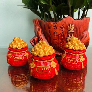 Combo 3 Hũ Đựng Muối Gạo Chữ Phúc Lộc Thọ Trang Trí Ban Thờ Thần Tài Thổ Địa