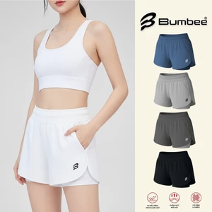 Quần Gió Thể Thao Nữ Bumbee – Dáng Ngắn, Có Quần Bảo Hộ – Tập Gym, Chạy Bộ (G1 nữ)