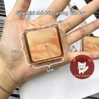 [JUDYDOLL] (Minisize) Bảng Phấn Tạo Khối JUDYDOLL Kèm Bắt Sáng 2 Ô Phiên Bản Mini, 2g