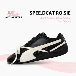 Giày da Spee.dcat ro.sie – Giày thể thao phong cách motorsport chất liệu da mềm dễ vệ sinh