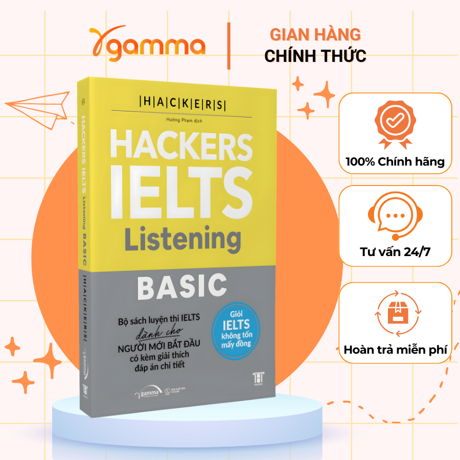 Sách – Hackers IELTS Basic Listening – Tự Học IELTS Từ 3.0-5.5 Kèm Lời ...