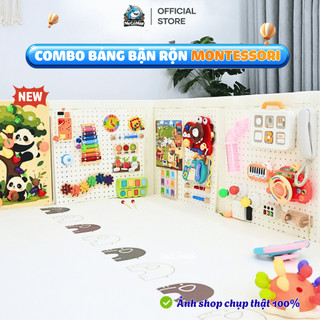 Combo Đồ Chơi Montessori Giáo Dục Sớm, Đồ Chơi Thông Minh Phát Triển Tư Duy Cho Bé, Chất Liệu Cao Cấp An Toàn